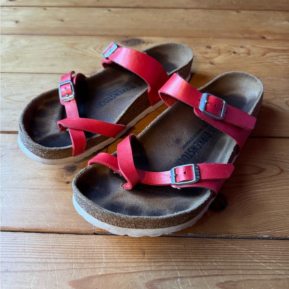 Birkenstock Red Mayari Sandals